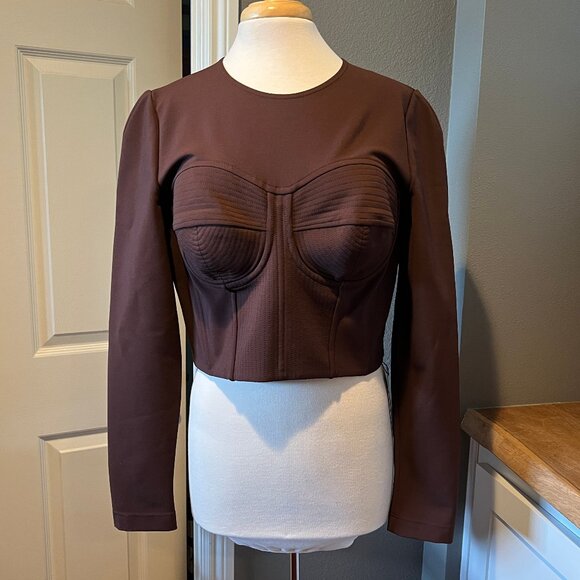 Dolce & Gabbana long-sleeved corset top NEW - Picture 5 of 13